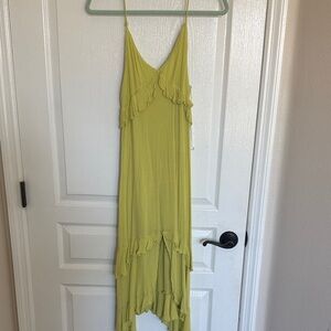 Lulu's Lime Green High Low Dress